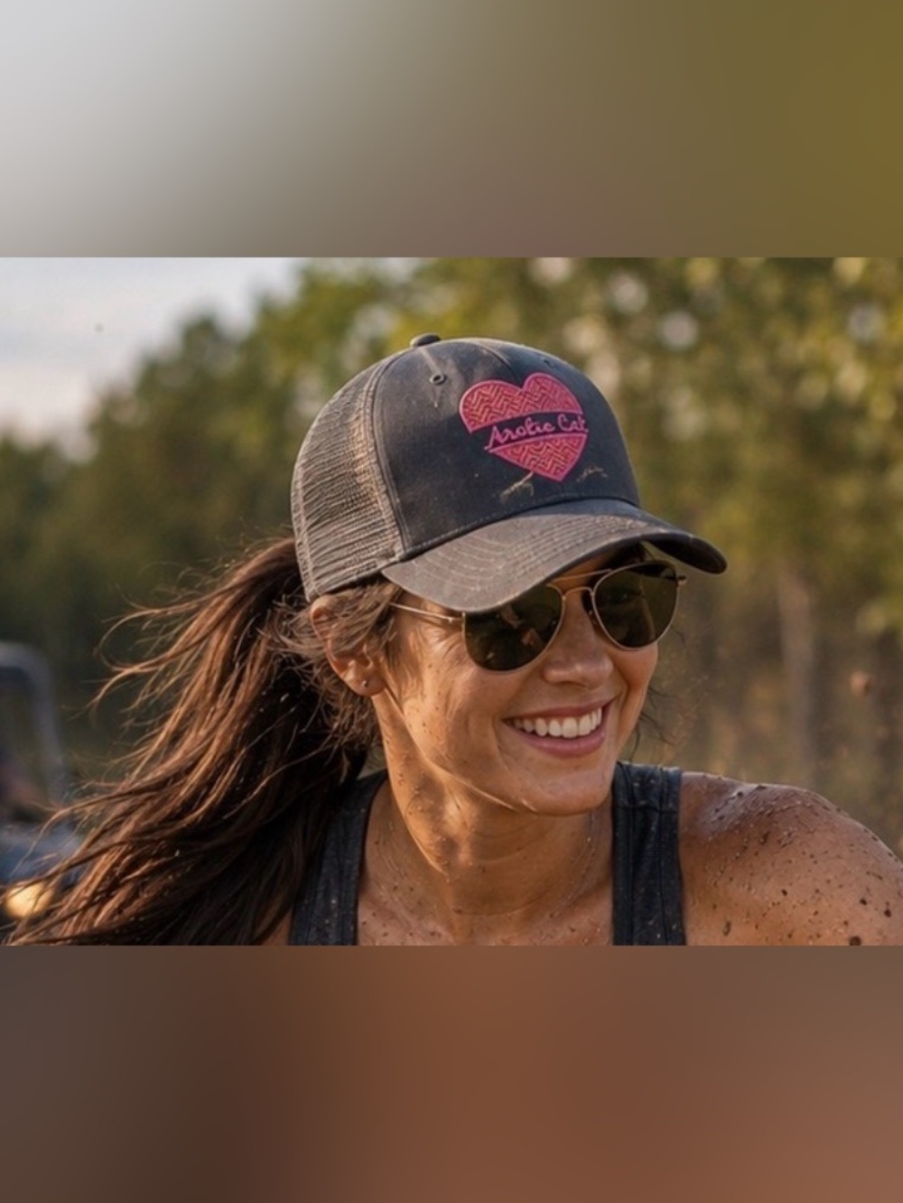💗 Arctic Cat Women’s Heart Logo Mesh Back Cap Off Road ATV Hat NWT